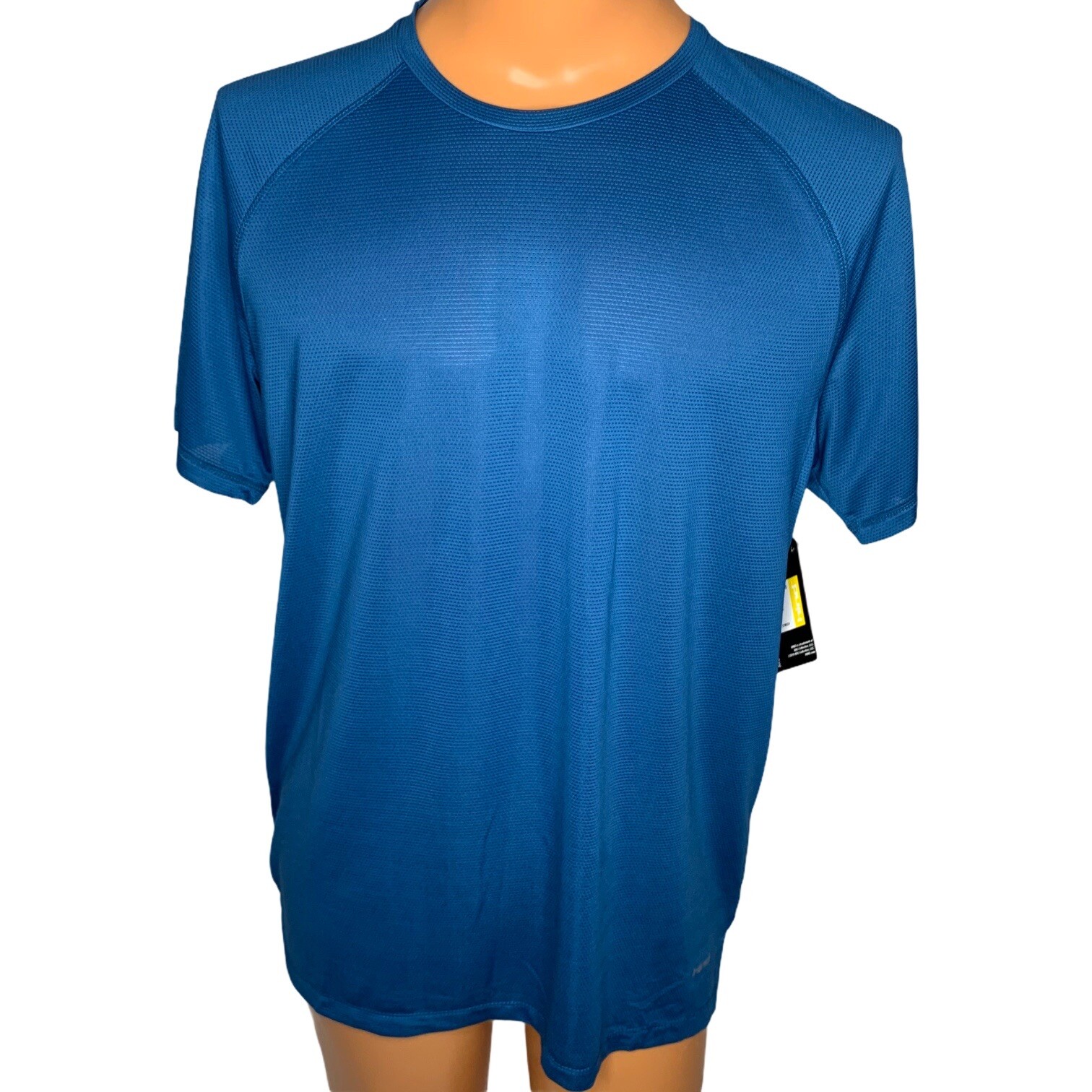 Hind Hydra Short Sleeve Running Shirt Size Large Blue Reflective Mesh Activewear gallery