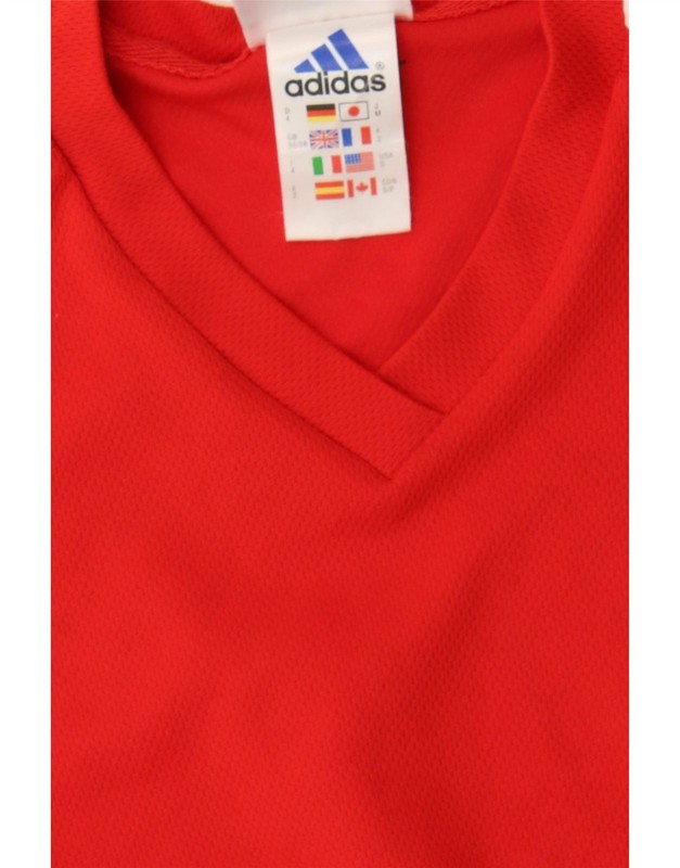 ADIDAS Mens Climalite T-Shirt Top UK 36/38 Small Red Polyester CC03 gallery
