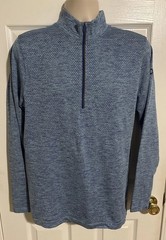 Lululemon Metal Vent Tech 1/2 Zip Mens Medium Pullover Blue Running Performance