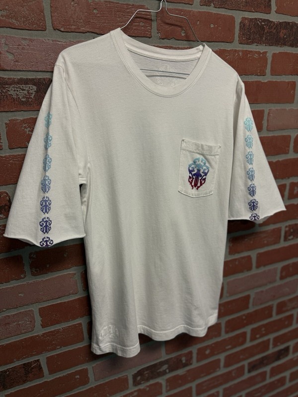 Medium Chrome Hearts Exclusive Cut Sleeve Tee Shirt RARE Quick Ship 🔥 gallery
