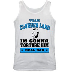 Clubber Lang Quote, Rocky III Inspired Boxing Film Vest Top, Regular Fit, White