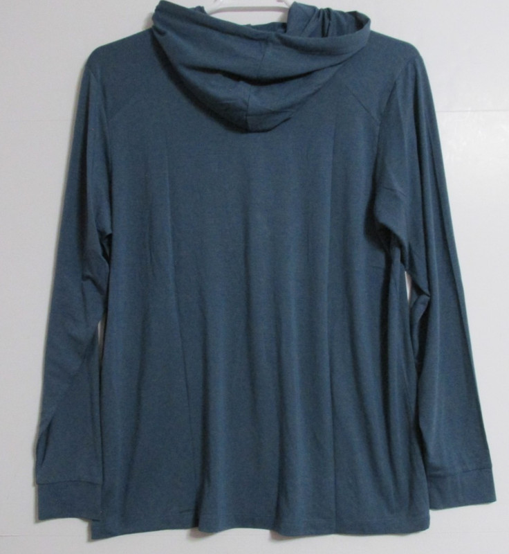Men's Duck Camp Lightweight Bamboo UPF20 Sun Hoodie Channel Blue Size Large gallery