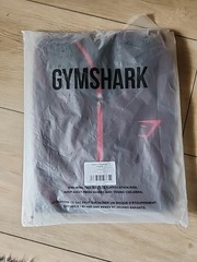 Gymshark Onyx 5.0 Seamless Muscle Fit Hoodie Black/Carmine Red L Ships Now