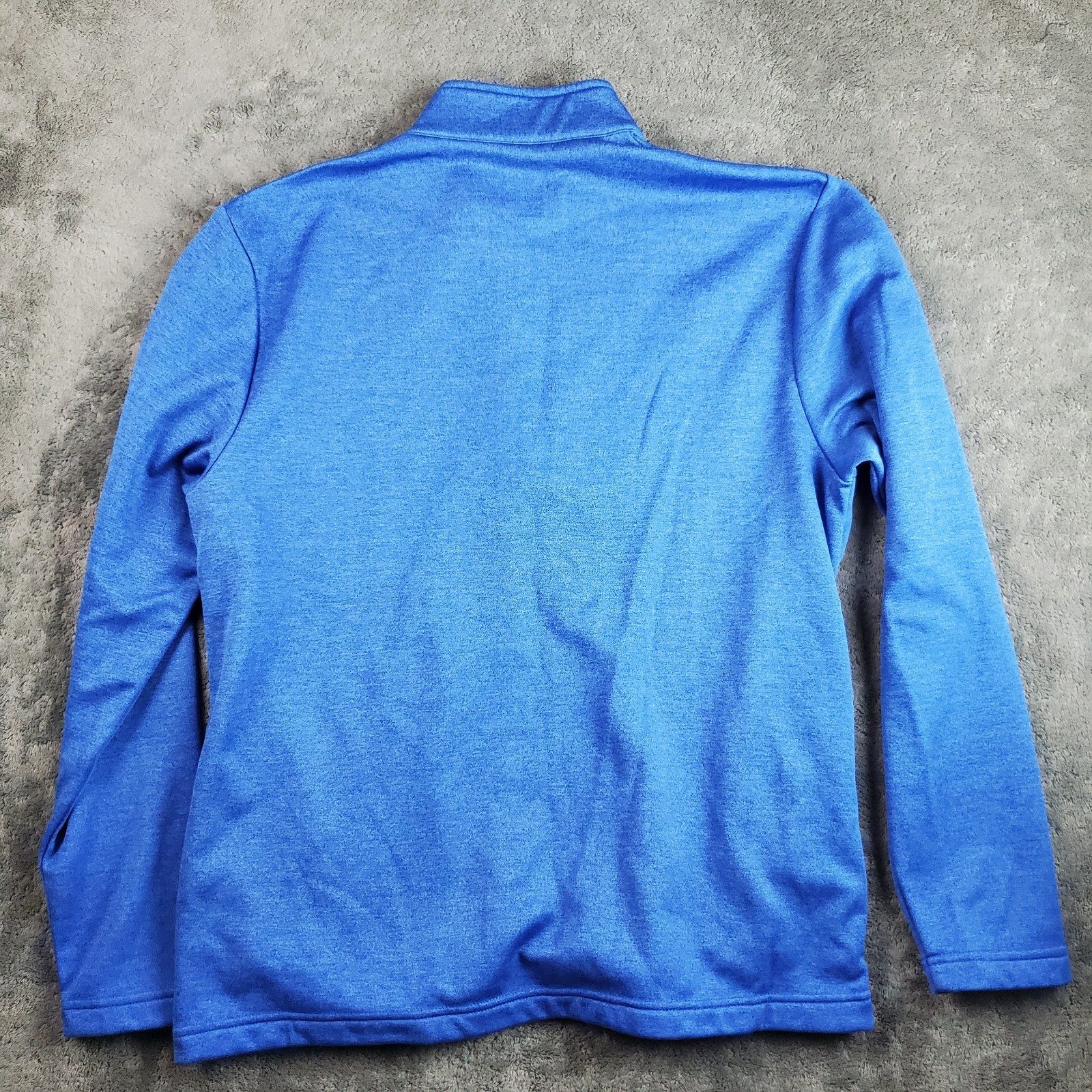Callaway Pullover Men's L Blue Performance Mock 1/4 Zip Golf Top Sweatshirt gallery