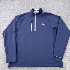Zero Restriction Pullover Mens Medium Navy Tour Series Quarter Zip Golf L330