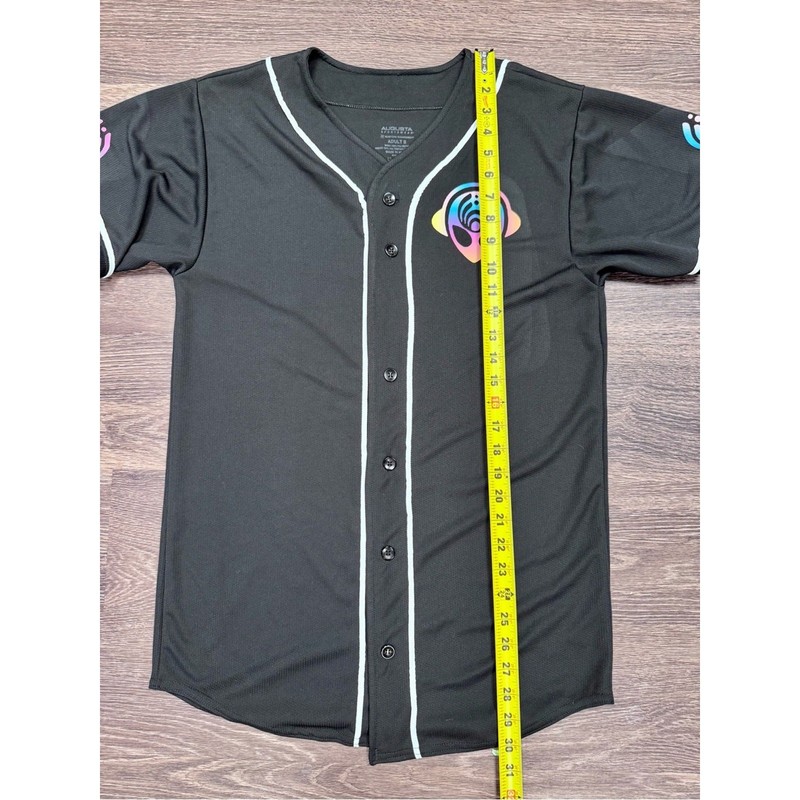 Bassnectar Rainbow Alien Baseball Jersey EDM Rave Festival Shirt Adult S gallery