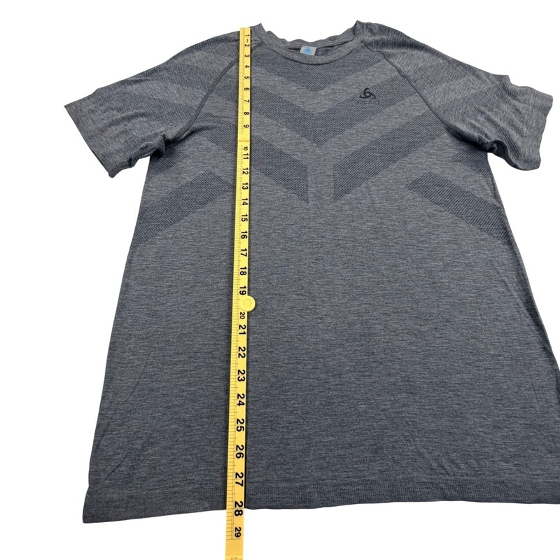 Odlo Kinship Light T Shirt Men Large Gray Lyocell Blend Short Sleeve Performance gallery