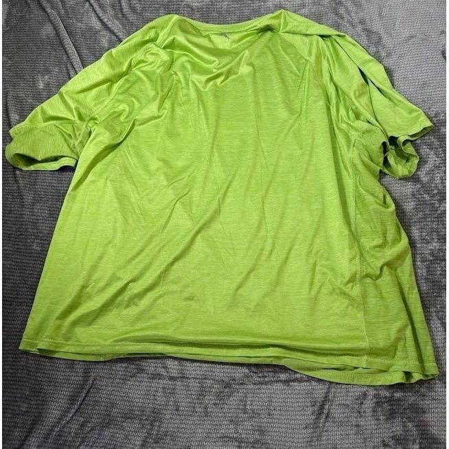 Tommy Bahama Island Zone Short Sleeve Shirt Lime Green Heathered Mens 3XLB Tee gallery