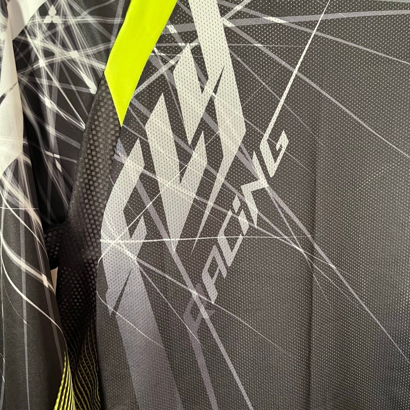 Fly Racing Evolution 2.0 Spike Jersey Mens Small Black Yellow Long Sleeve gallery