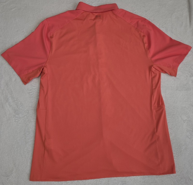 Under Armour Men's UA Fish Pro Hybrid Woven Snap Short Sleeve Shirt OrangeXLarge gallery