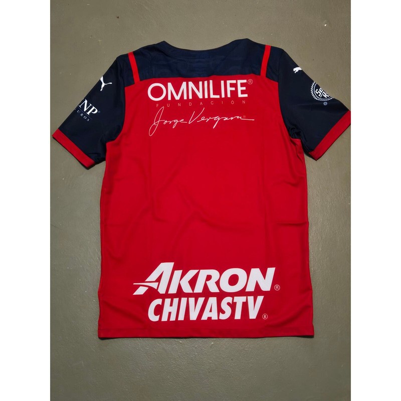 NWT Puma Guadalajara Chivas Alternative Red Soccer Jersey Men's Size Medium gallery