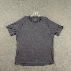 Under Armour Tech Tee T-Shirt Mens Large Gray Activewear Workout Gym Sports Dad