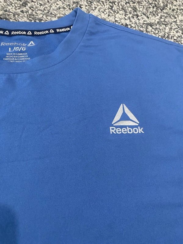 Reebok Mens Everyday Basic Performance Top - Blue - Medium- Brand New w/ Tags gallery