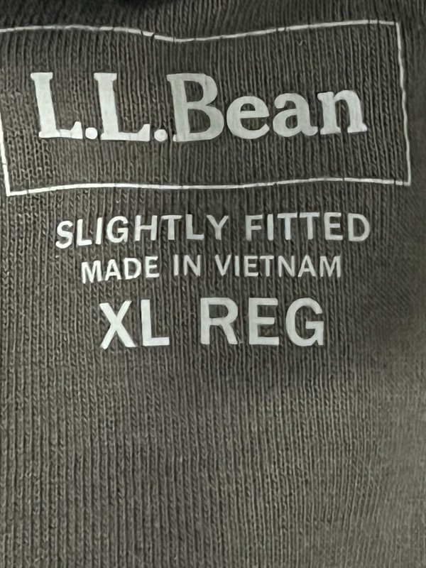 L.L. Bean Men's Dark Gray Full Zip Hoodie Long Sleeve Men’s XL Faltan Fotos gallery