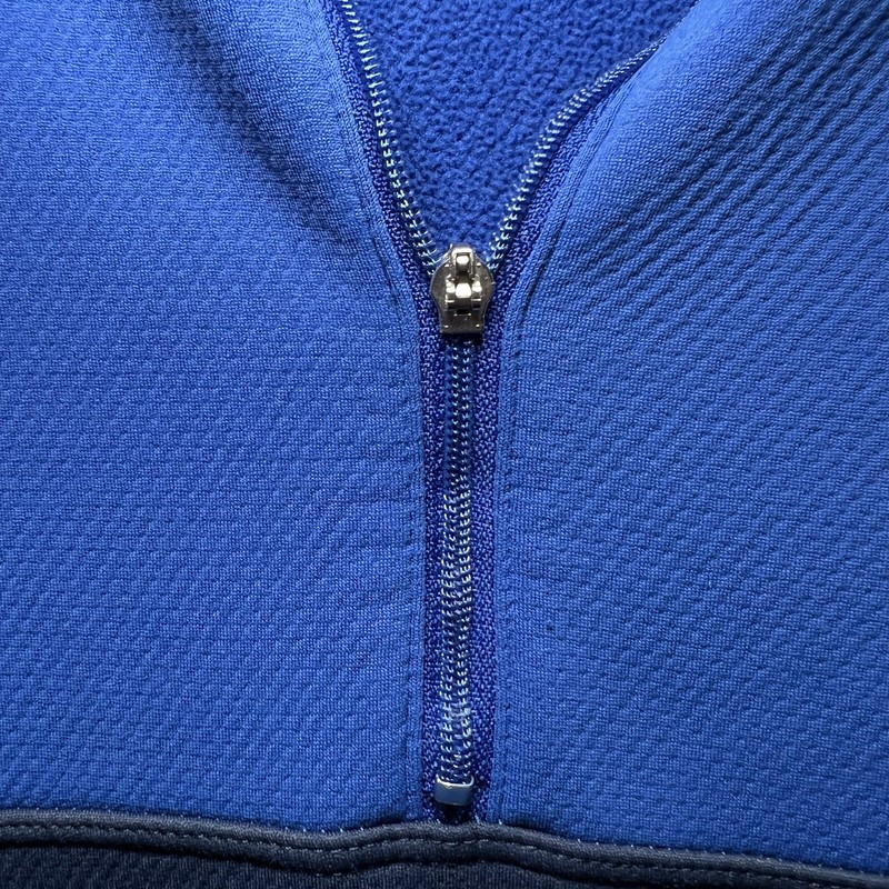 Nike Golf Therma Fit 1/4 Zip Pullover Sweatshirt Mens Large Blue BROKEN ZIPPER gallery
