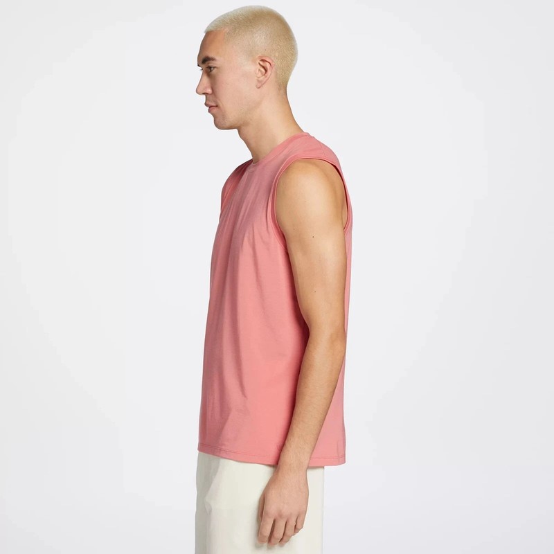 VRST Men's Icon Tank Pink Rouge Size M gallery