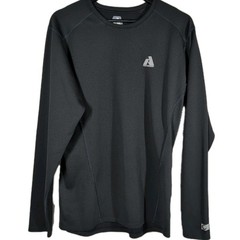 Eddie Bauer Mens First Ascent Black Long Sleeve Baselayer Sz Medium Lightweight
