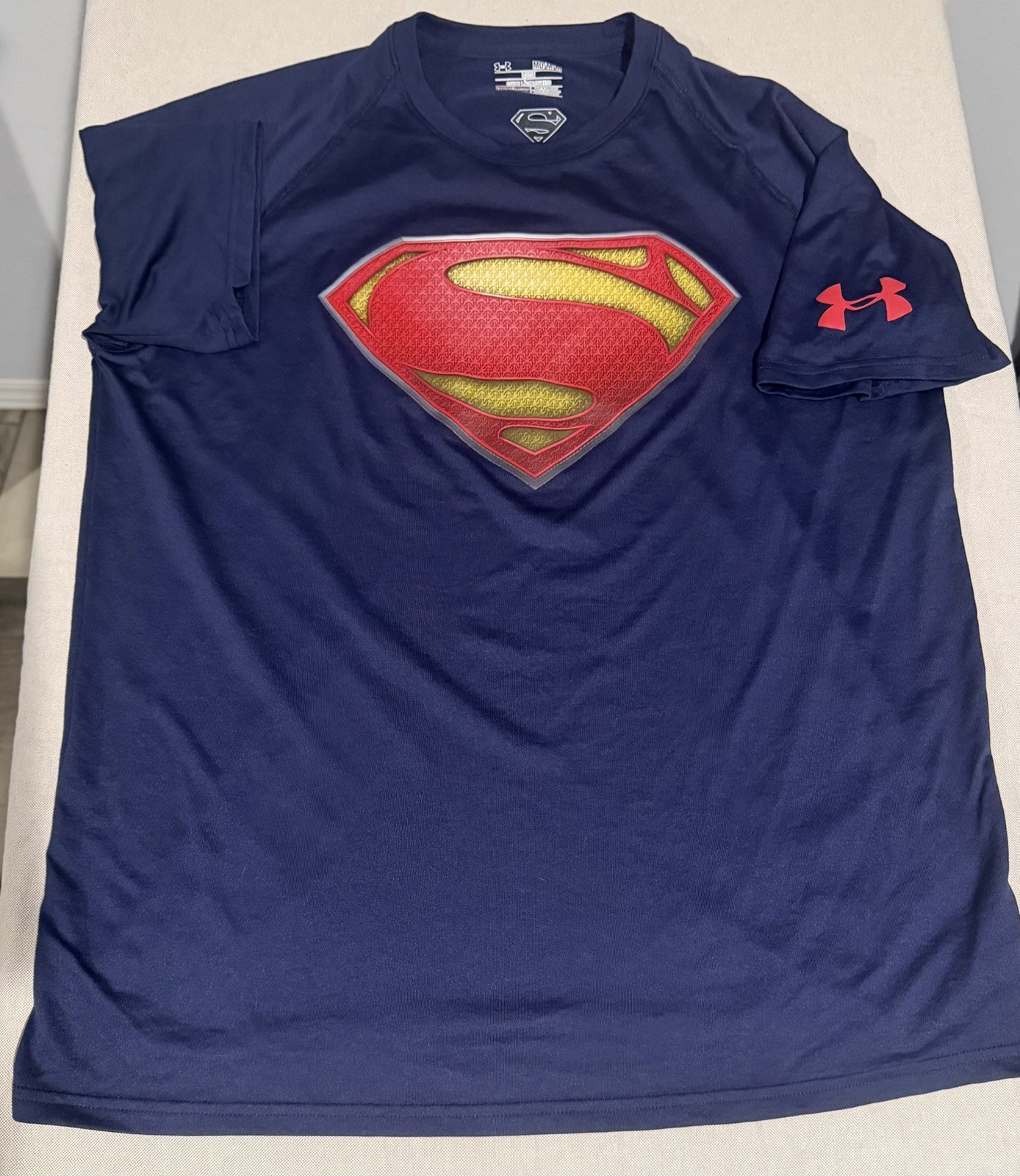 Under Armour Superman Alter Ego T-Shirt Mens Med DC Comics Exercise Training gallery