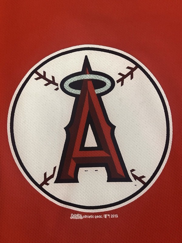 NWT Vintage Men’s True Fan Los Angeles Angels Red Jersey Performance Shirt - XL gallery
