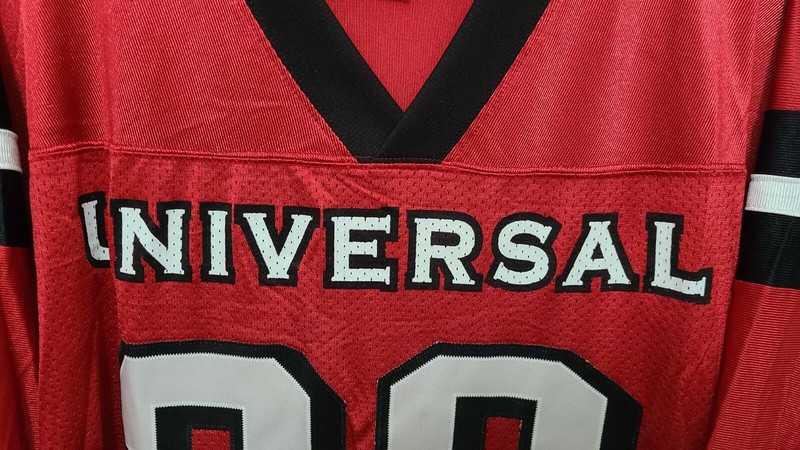 Universal Studios Hollywood Official Merchandise Mens Red #32 Jersey Sz M RARE gallery