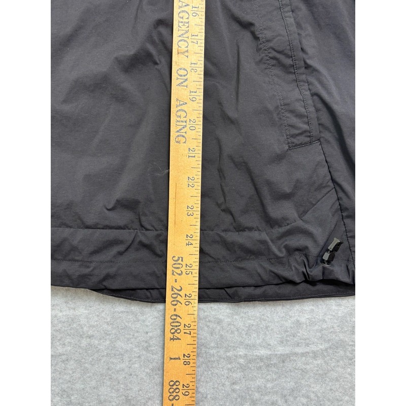 Lululemon Jacket Mens XXL Multi Pocket Running Anorak Black Hooded LM4ASTS gallery