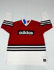 Adidas Originals Hockey Jersey Men’s Large Better Scarlet Mesh Loose Fit JY2804