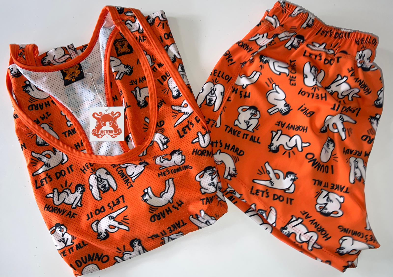 MEN'S 2 PIECE SET (TANK AND SHORTS) SIZE S gallery