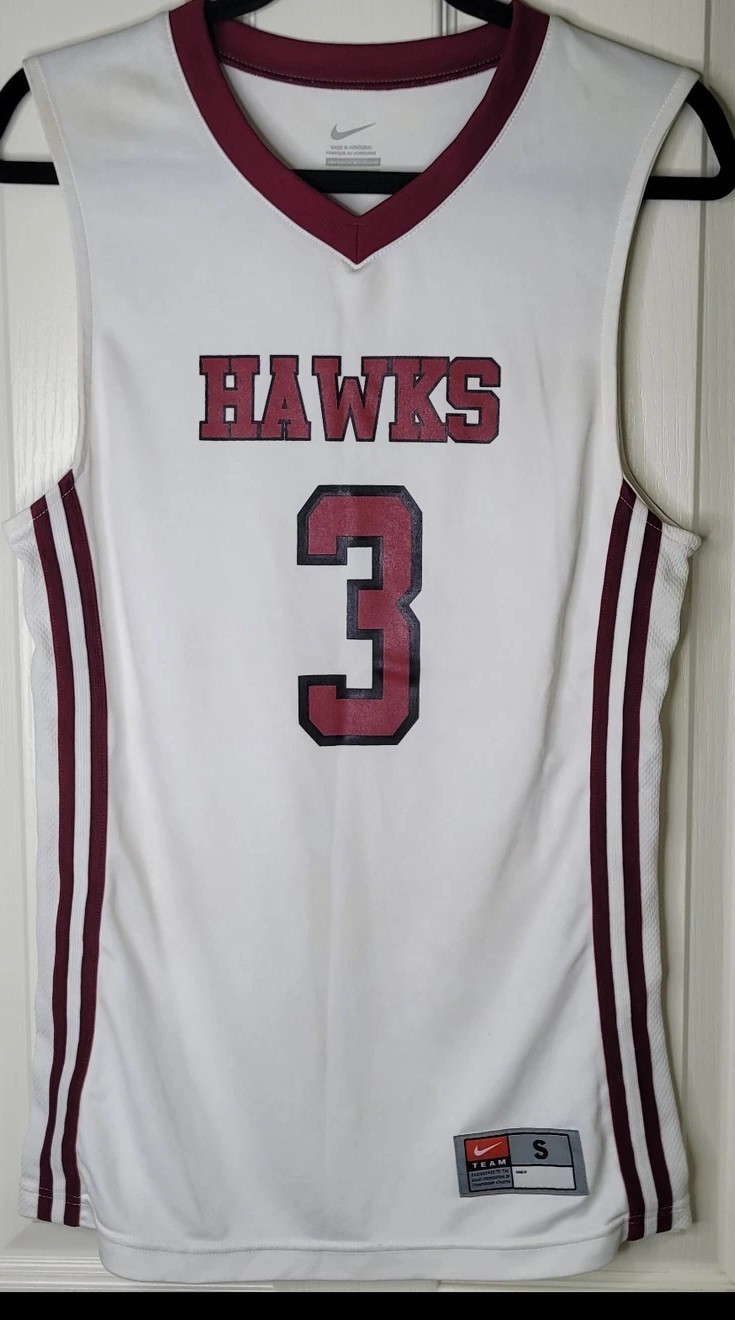 Nike Team Atlanta Hawks #3 White/Maroon Basketball Jersey Sleeveless Men's S gallery