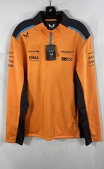 Castore Men’s McLaren F1 Team Replica Quarter Zip Top Orange NWT Sz XXL