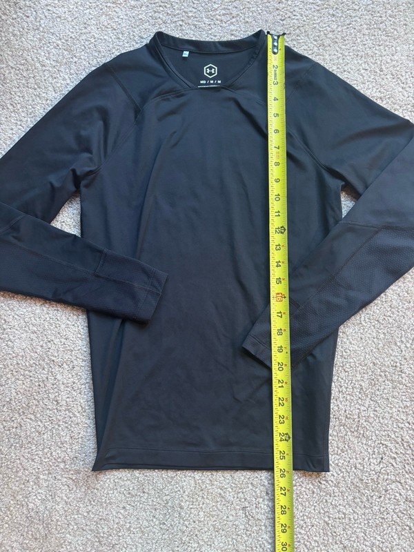 Under Armour HeatGear Celliant Long Sleeve Compression Shirt Black Size M gallery