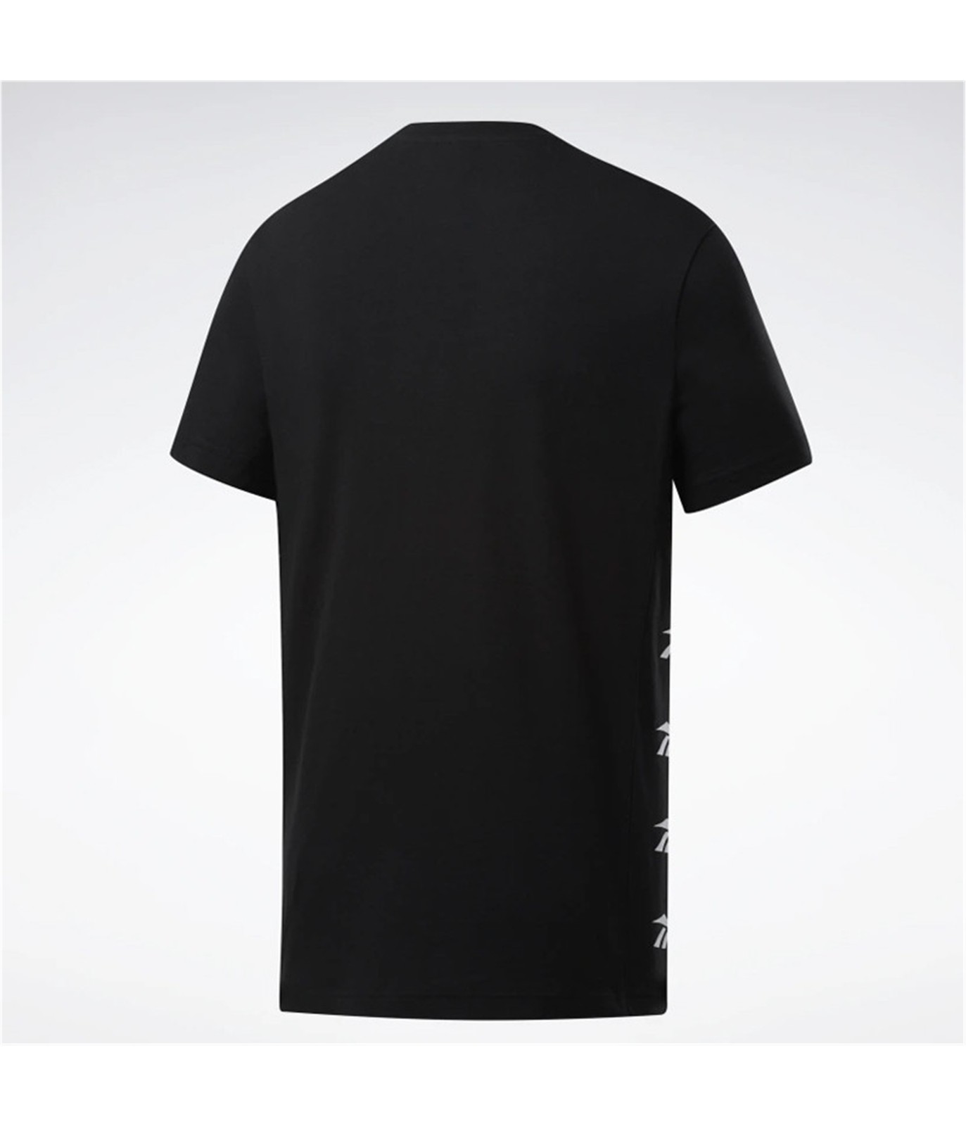 Reebok Mens Classic Repeat Vector Logo Graphic T-Shirt, Black, Medium gallery