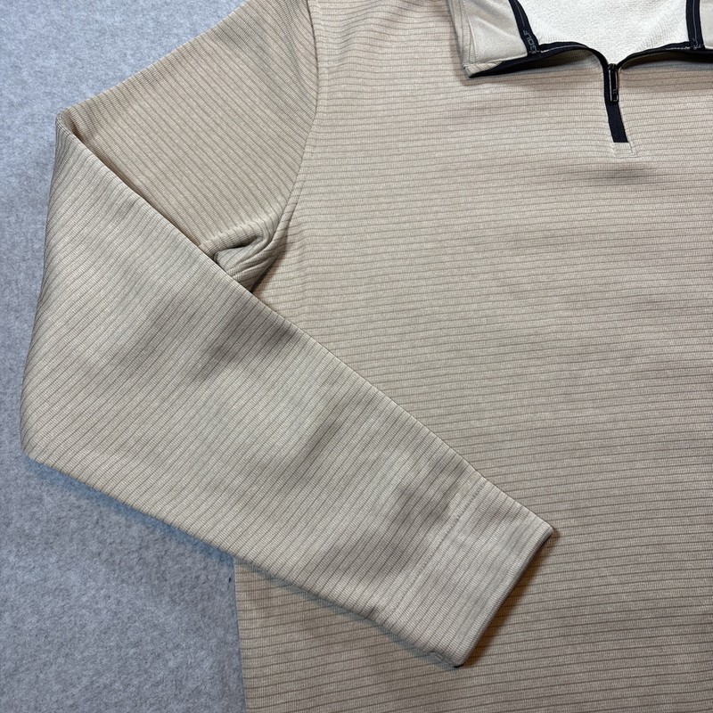 Under Armor Golf Men’s Beige Pullover Quarter Zip Sz Large Tall Storm Preppy gallery