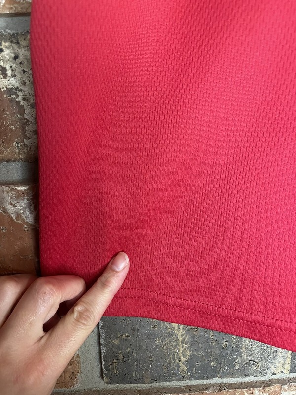 Vintage Red V-neck Dynamic Jersey Checkered Number 2 Streetwear Small Sporty gallery