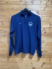 Nike Team Dri-Fit 1/4 Zip Pullover Size M Blue Men’s Training
