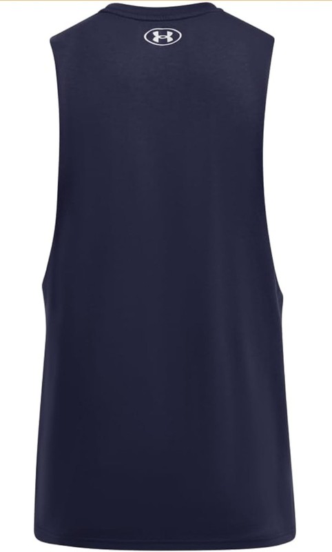 Under Armour UA Project Rock Payoff Graphic Tank Top Mens XL Navy NEW gallery