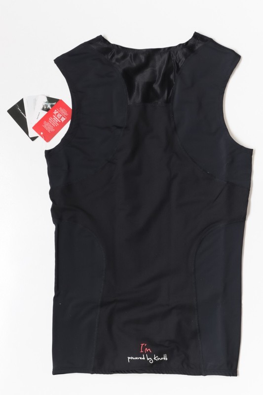 Kinetik Compression Gear Full Black Sleeveless Top Multisport LARGE STBM12 gallery