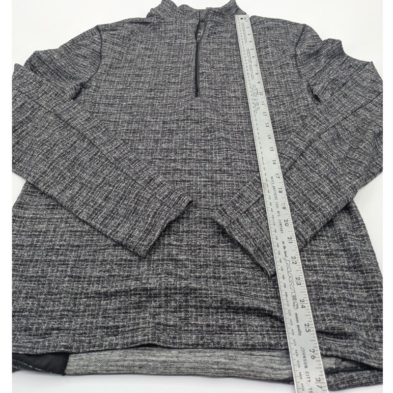 Lululemon Men's Surge Warm 1/2 Zip Pullover Heathered Gray LM3BJ8S Size MEDIUM gallery