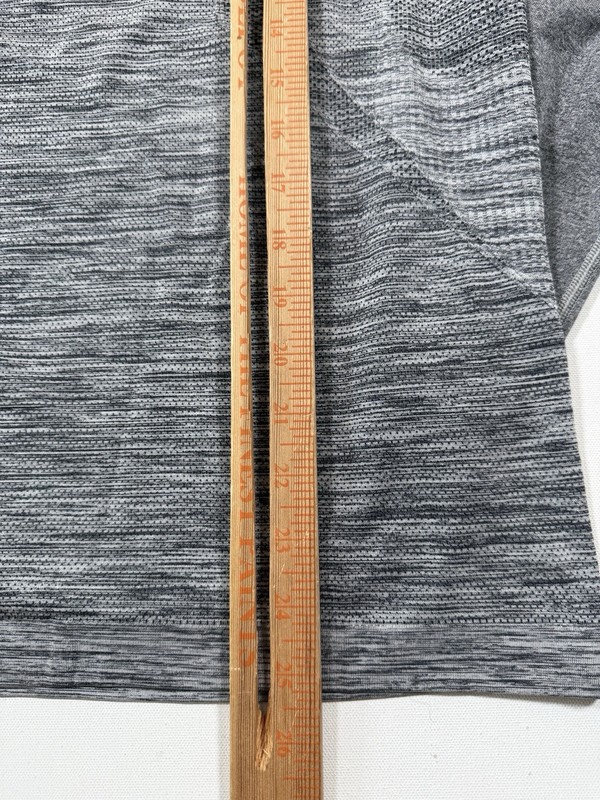 Lululemon Shirt Mens Small Gray Henley Long Sleeve Metal Vent Tech Performance gallery