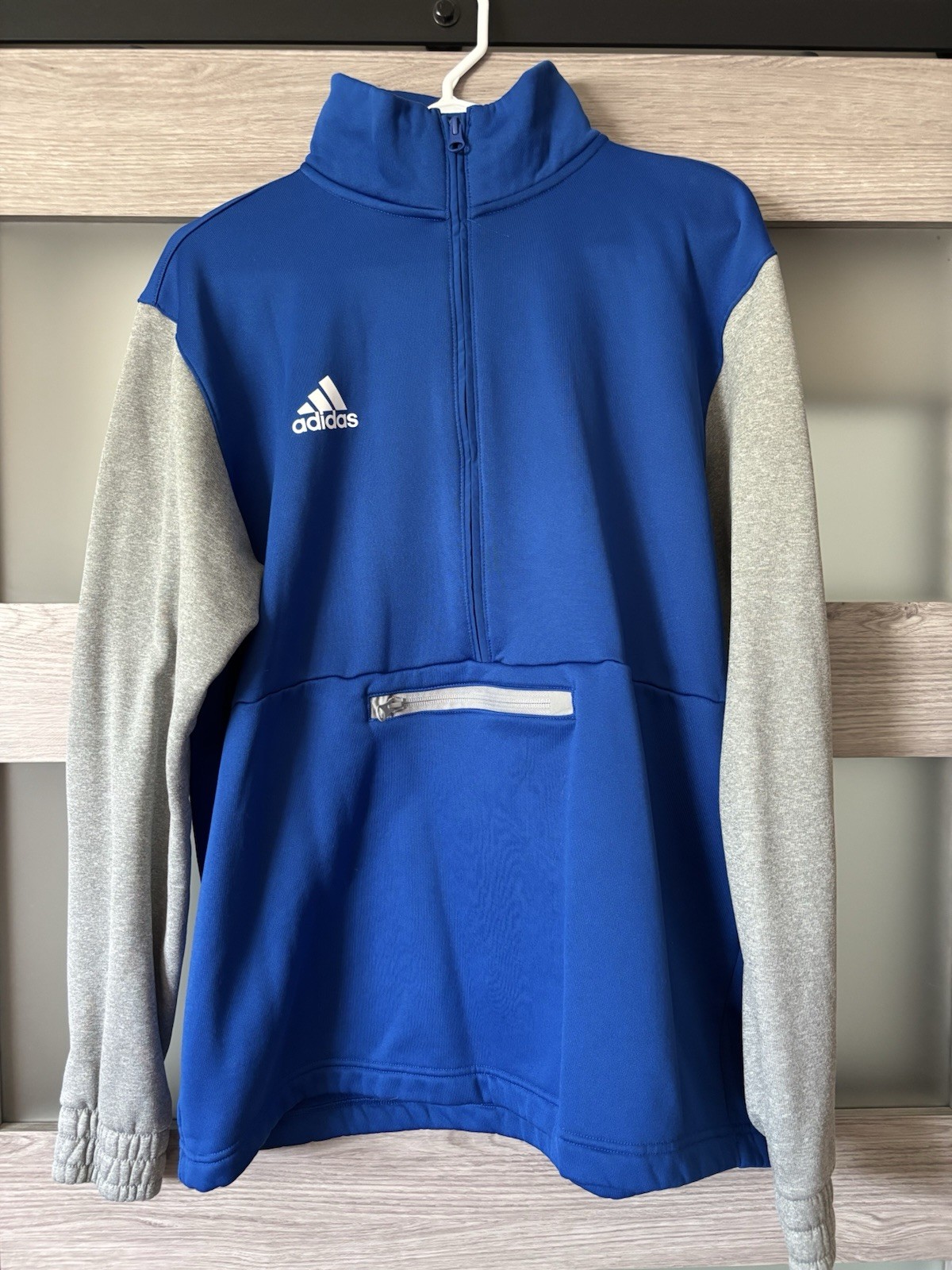 Adidas Large Two Tone Quarter Zip Pullover Long Sleeve gallery