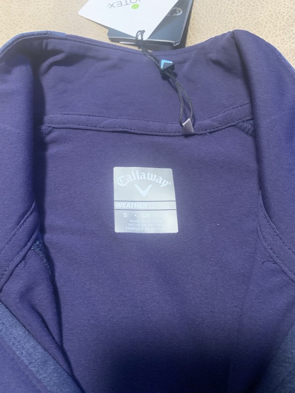 Callaway Aquapel 1/2 Zip Base Layer Golf Pullover NWT Men’s Size Small gallery