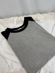 Shaka Active Men’s Pullover T W/ 3/4 Sleeves In Gray/ Black, 2XL
