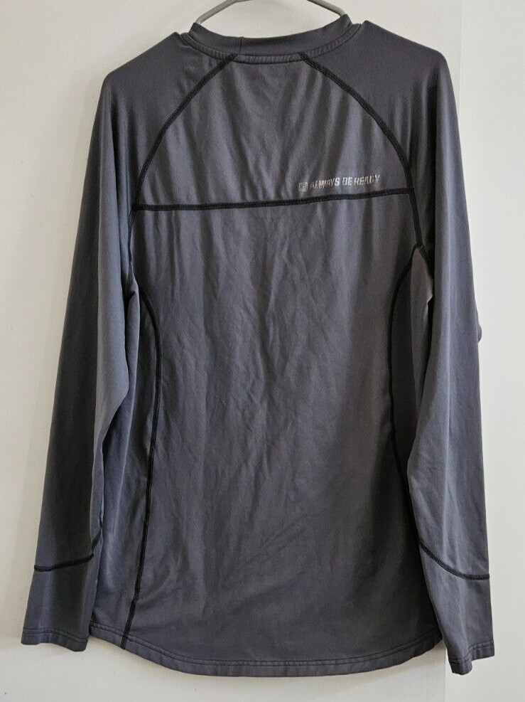 Mens 511 Tactical Gray Crewneck Long Sleeve Pullover Shirt Size Medium gallery