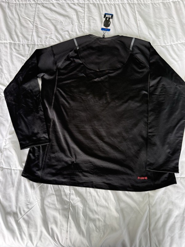 Spyder Active Blazing Black Long Sleeve Athletic T-Shirt Men’s L Moisture Wicki… gallery