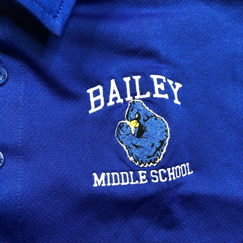 Official Under Armour Bailey Middle School Coach Teacher Men Polo Shirt Small S gallery