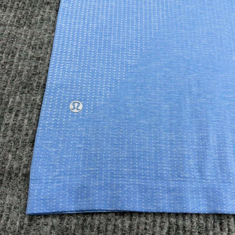 Lululemon Metal Vent Tech Shirt Mens M Blue Short Sleeve Gym Running Activewear gallery