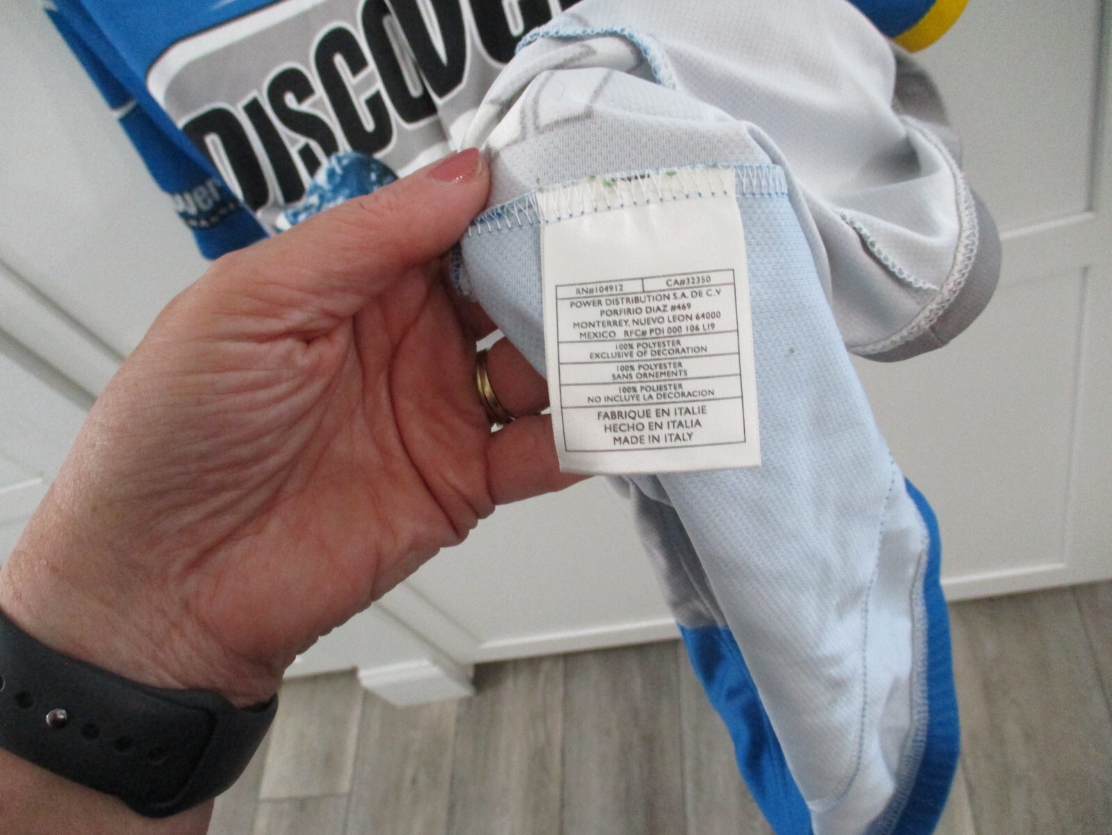shirt top sports bike riding bicycle mens large nike zip pockets discovery chann gallery