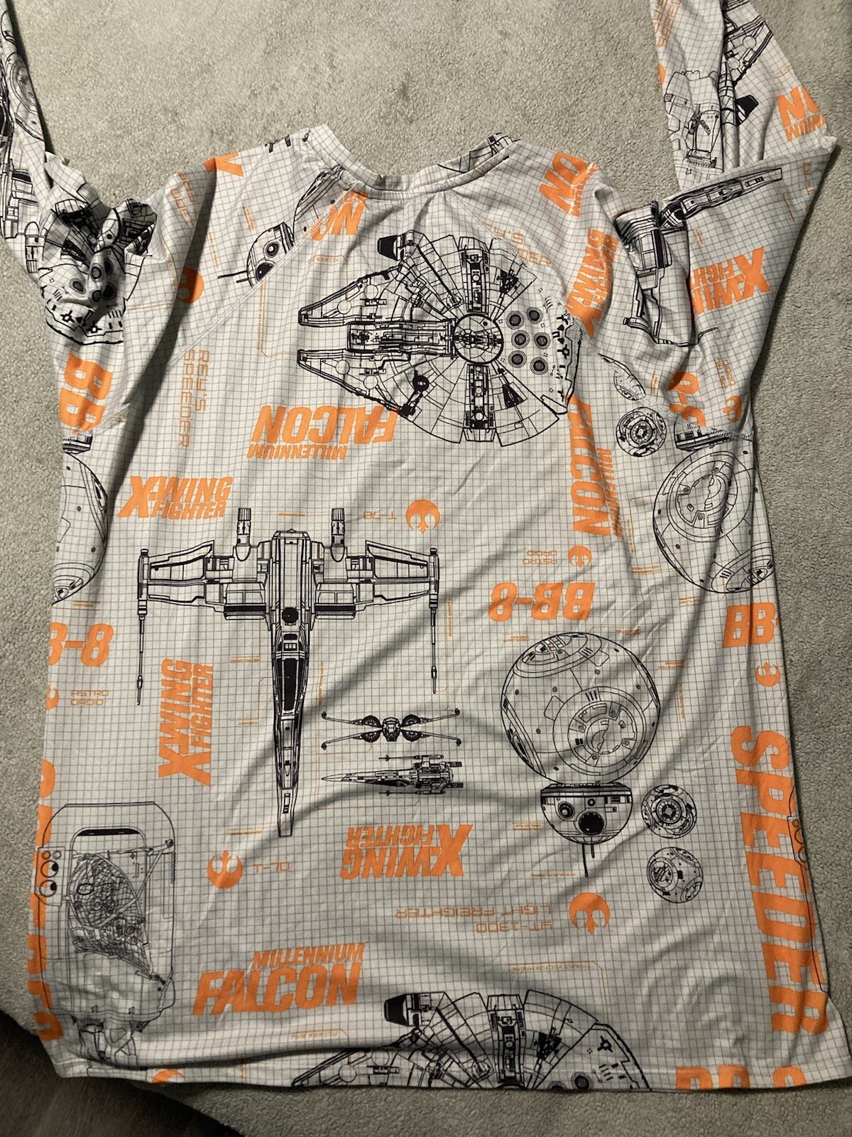 Star Wars Climate-Smart Men's Sport Mid weight Long Sleeve Shirt Size 2XL gallery