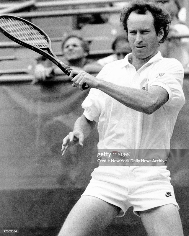 Nike John McEnroe Air Tech Challenge Court Tennis Polo Shirt Checkerboard Agassi gallery