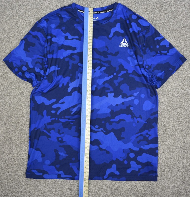 (2 Pack) Reebok Activewear T-Shirts Men's Medium Blue Camouflage gallery