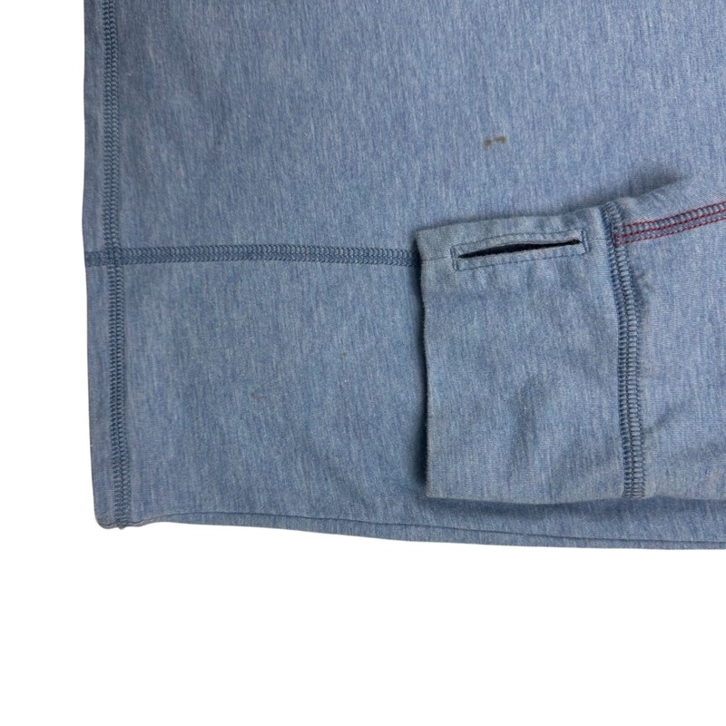 Tommy Bahama IslandZone 1/4 Zip Pullover Men's M Long Sleeve Heather Blue UPF gallery
